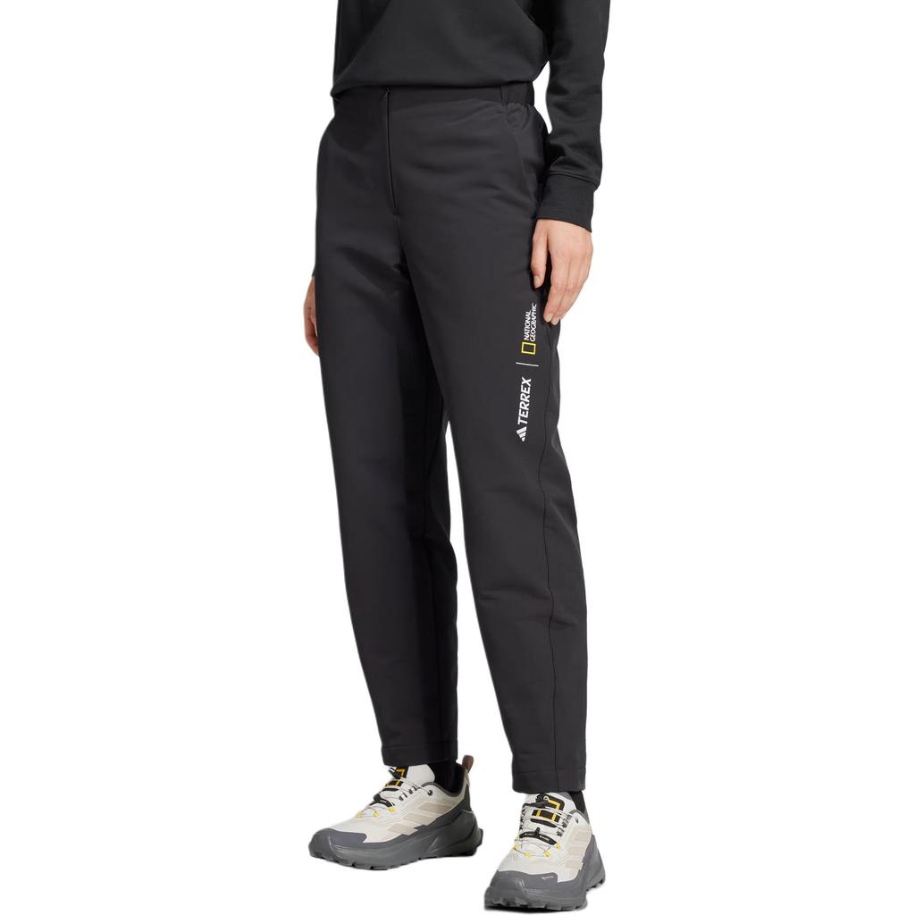 New Adidas x National Geographic Casual Pants Women's Black JI8336
