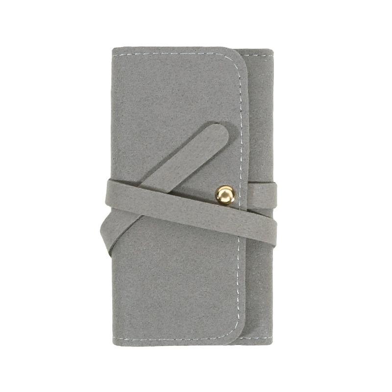 New Foldable Portable Women Jewelry Organizer Roll Travel Bag Jewelry Roll Bag Roll Up Jewelry Pouch for Rings Necklace Earring