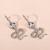 Trendy Serpent Design Alloy Earrings Fashionable Summer Jewelry For Women