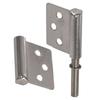 A84X-3 Inch Silver Tone Stainless Steel 360 Degree Rotating Window Door Flag Hinge 10 Pieces