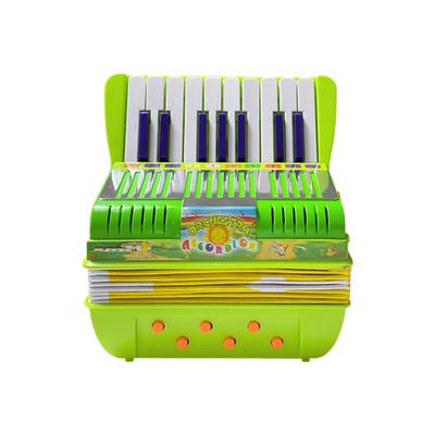 Mini 17-tangenter 6-bas dragspel ABS-material med spänne Musikinstrument för nybörjare jul