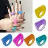 Fashionable Geometric Resin Rings Trendy Accessory for Women and Men With Multiple Color Addition