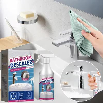 60ML Čistič do koupelny Čistič na nerezové umyvadlo Dekontaminační pokoj Vana Sklo Odstraňovač vodního kamene Odstraňovač skvrn Rychle