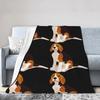 Beagle Blanket Cartoon Dog Flannel Blanket Sofa Blanket Suitable For Children Teen Adult Gift Blanket