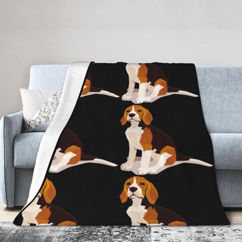 Beagle Blanket Cartoon Dog Flannel Blanket Sofa Blanket Suitable For Children Teen Adult Gift Blanket