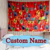 [Custom Name Tapestry]Paw Patrol Adventure Zone Tapestry Wall Hanging Tapestry for Living Room Bedroom Decor