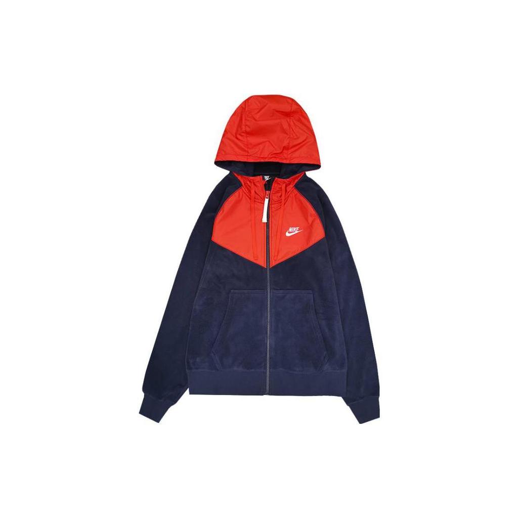 Nike Jackets Men's Navy Blue Hooded Moderate Other CJ4542-451