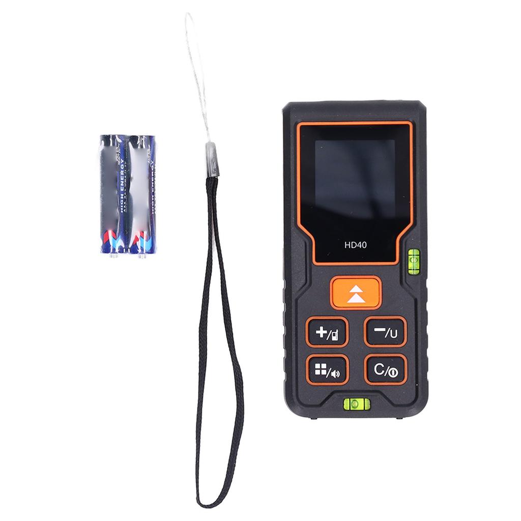 Laser Measure Distance Meter 40m Digital Display Tool for Construction Decoration HD40