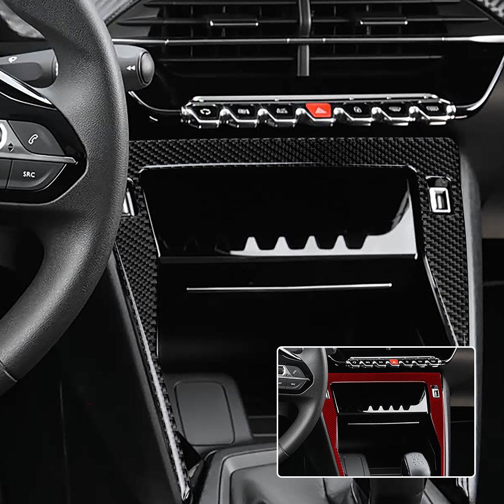 Peugeot 208 Interior Real Carbon Fiber Epoxy Resin Modification Kit Sticker