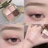KAKASHOW 4 Colors Eyeshadow Palette Matte Shimmer Pearlescent Glitter Eye Shadow Long Lasting Easy To Eyes Makeup Palette