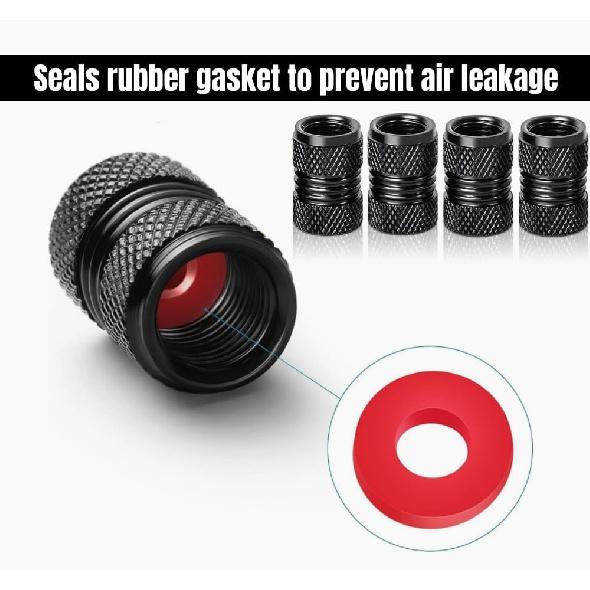 Metal Tire Valve Stem Cap Covers Z Emblem Air Valve Cap Set Dust Proof Leak-Proof Air Cover Compatible with 350Z 370Z Z34 Z33 Accessories (A)