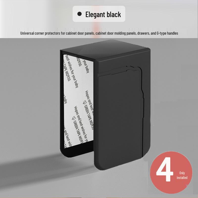 Cabinet & Furniture Corner Bumper: G/U-Shaped Anti-Collision & Anti-Scratch Door Handle Protector