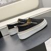 Platform Muffin Sole Women Shoes  Spring New One-Pedal Loafers Fashion Versatile Casual Shoes Trendy Design Sequins Sneakers