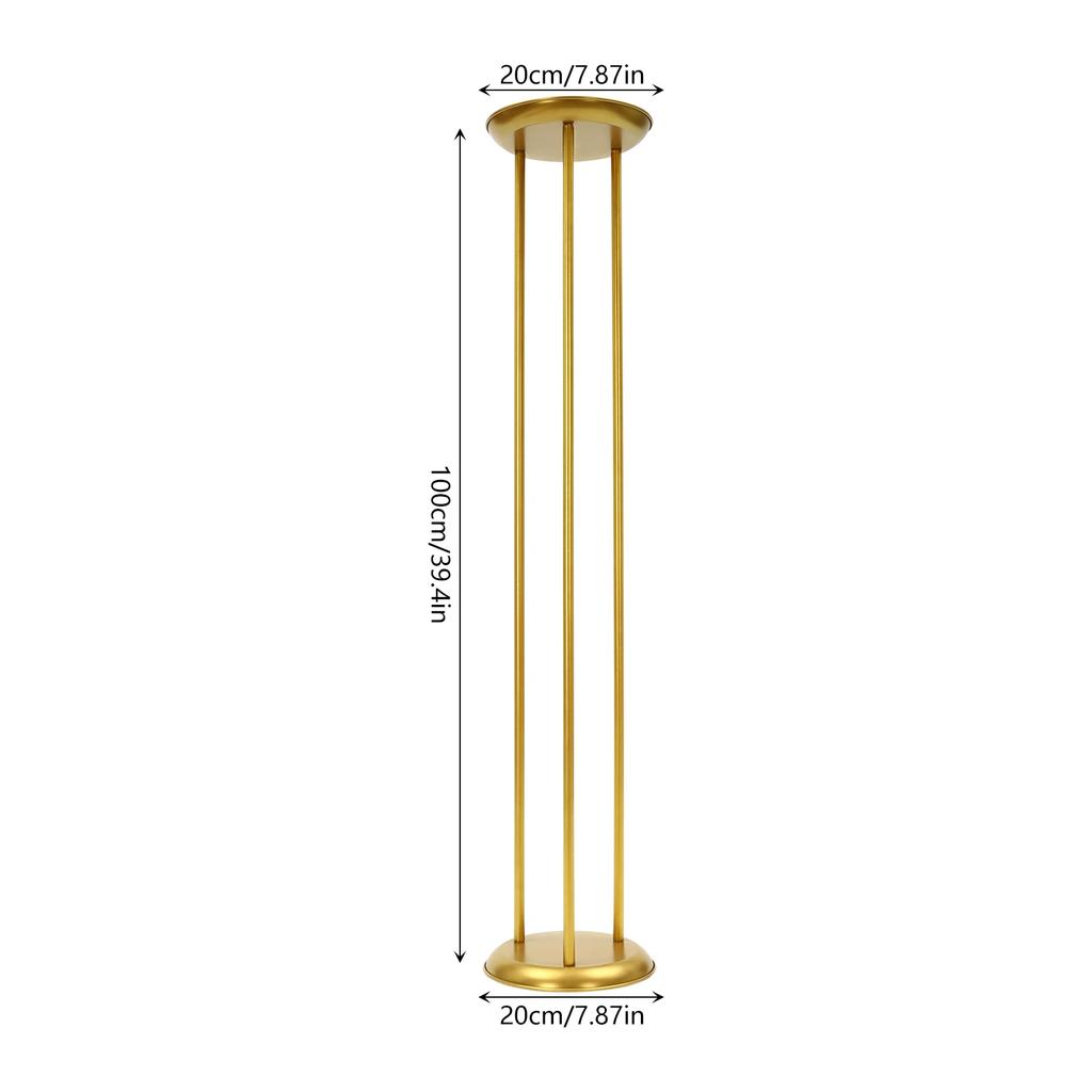 Gold 6-Piece Flower Stand Set – Durable Carbon Steel with High Load Capacity for Weddings & Home Decor