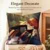Cartoon EEnsemble Stars Cushion Cover Natural Linen Organic Fabric DoubleSided Printing Sofa Home Decor Gift Pillow Case