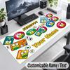 Keroppi Personalized Large Mouse Pad Custom Name Text Extended Desk Mat Gaming Mousepad