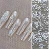 Popular Flat Back Rhombus Glass Nail Diamond Shiny Crystal Cubic Zirconia Nail Charms Nail Art Rhinestone