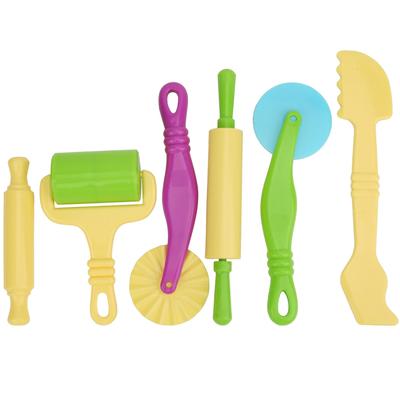 6 Pcs Plastic Clay Dough Modeling Tool Children Educational Learning DIY Kit