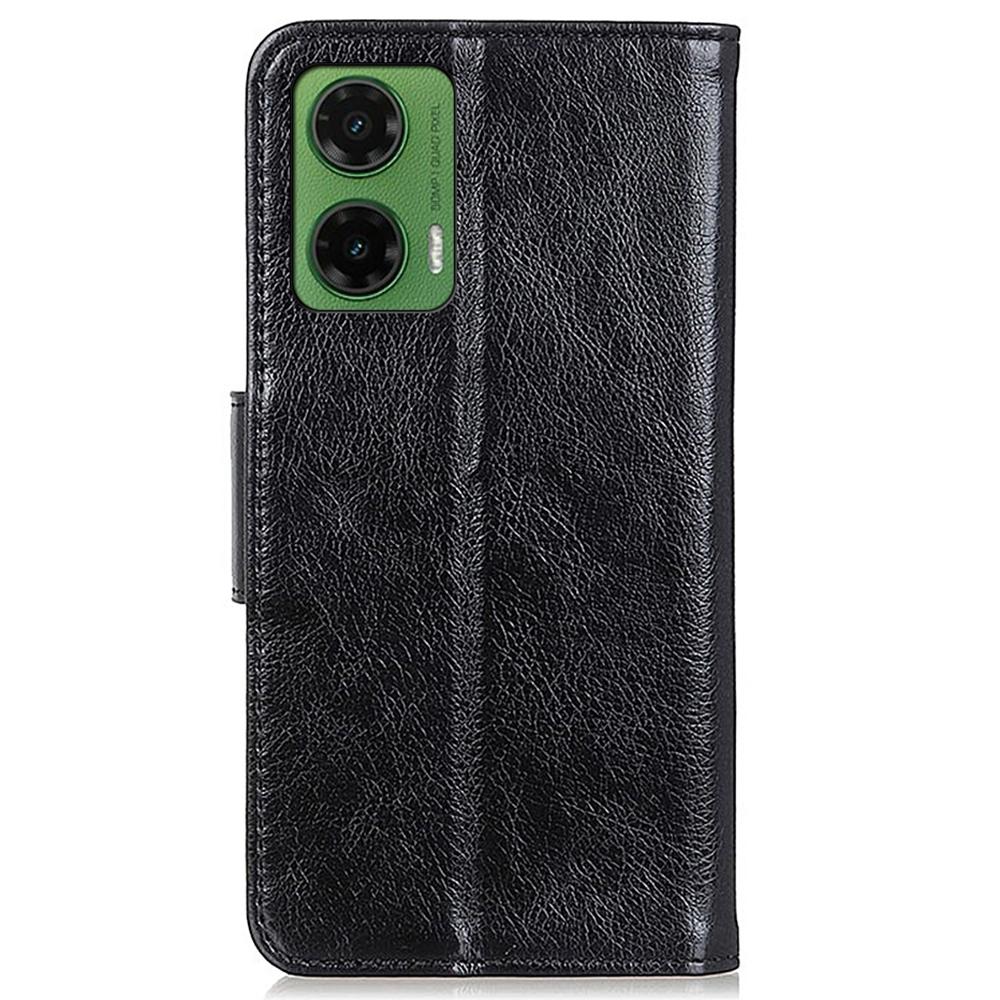 Pentru Motorola Moto G35 5G Husă Textură Nappa Piele Split Portofel Acoperire Telefon