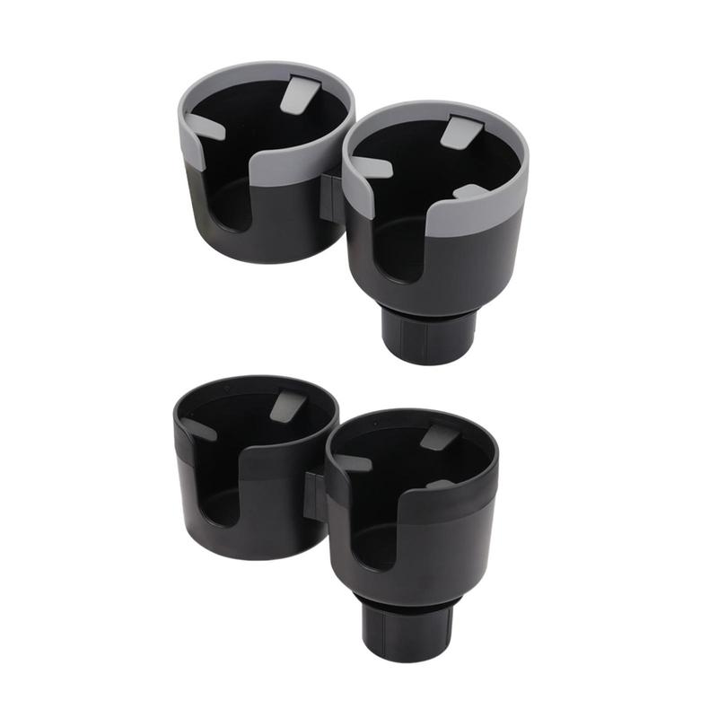 Car Cup Holder Insert Adjustable Base Multifunctional Double Cup Holder Detachable Drinks Holder for Automotive Truck Auto