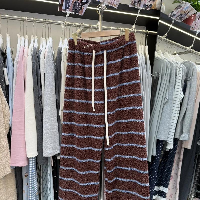 

Брюки женские больших размеров, утолщенные, эластичные, с высокой талией, длинные брюки, однотонные, флисовые, повседневные брюки с широкими штанинами XXXXL коричневый