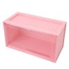 Figure Display Case with Light Sensing Constant On Function 2 Tier Mini Figure Display Box Showcase for Collectibles