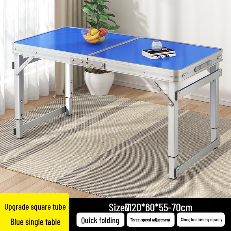 Portable Aluminum Folding Table - Multifunctional Dining, Study, or Outdoor Use