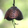 Japanese Style Cast Iron Wind Chime Decorative Hanging Ornament With Floral Home Interior
