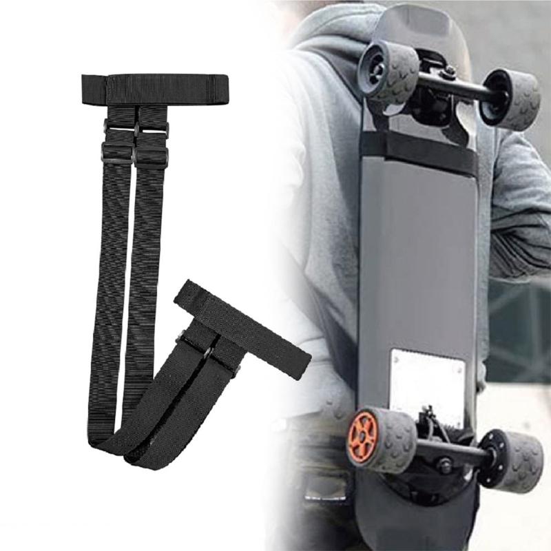 Skateboard Shoulders Carry Strap Adjustable Longboards Shoulder Carrier Backpack Belts for Easy Transportation Durable