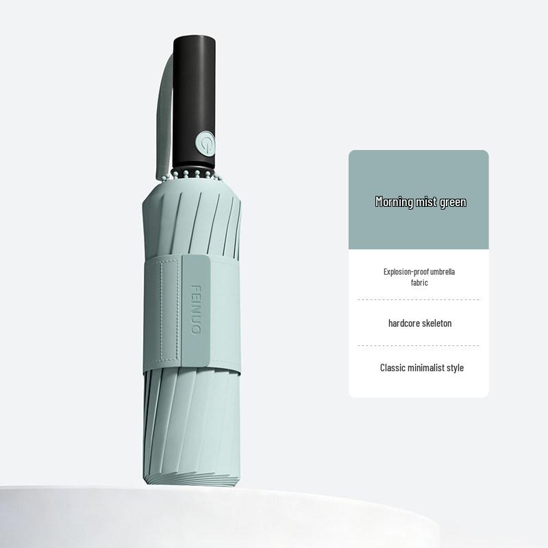 24-Rib Sturdy Windproof Umbrella: Extra Large, Thickened with Black Glue for Sunny & Rainy Days