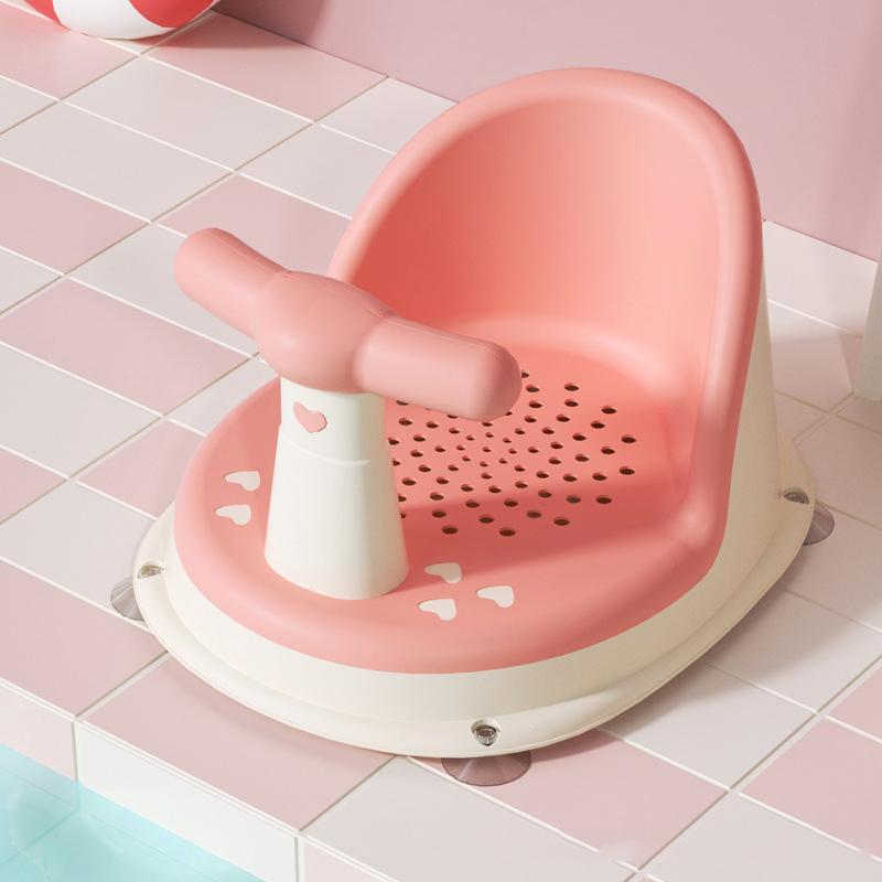 Baby Tub Seat Bathtub Pad Mat Chair Safety Anti Slip Newborn Toddler Infant Care Children Bathing Seat Washing Toys Shower Chair