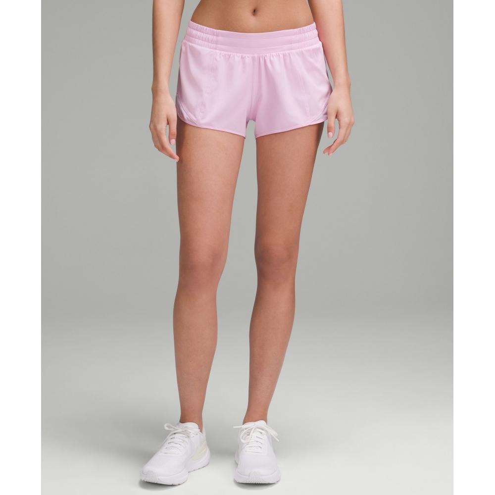 

Lululemon Hotty Hot Low Rise Linen Short 2.5 Vitapink 14/2.5