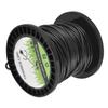 Round String Trimmer Line for   3.3mm Black High Cutting Efficiency Trimmer Line for Most Lawn Mowers Farm