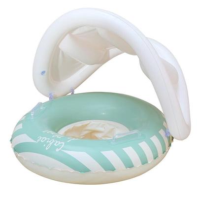 Kids' Inflatable Swimming Ring with Sunshade