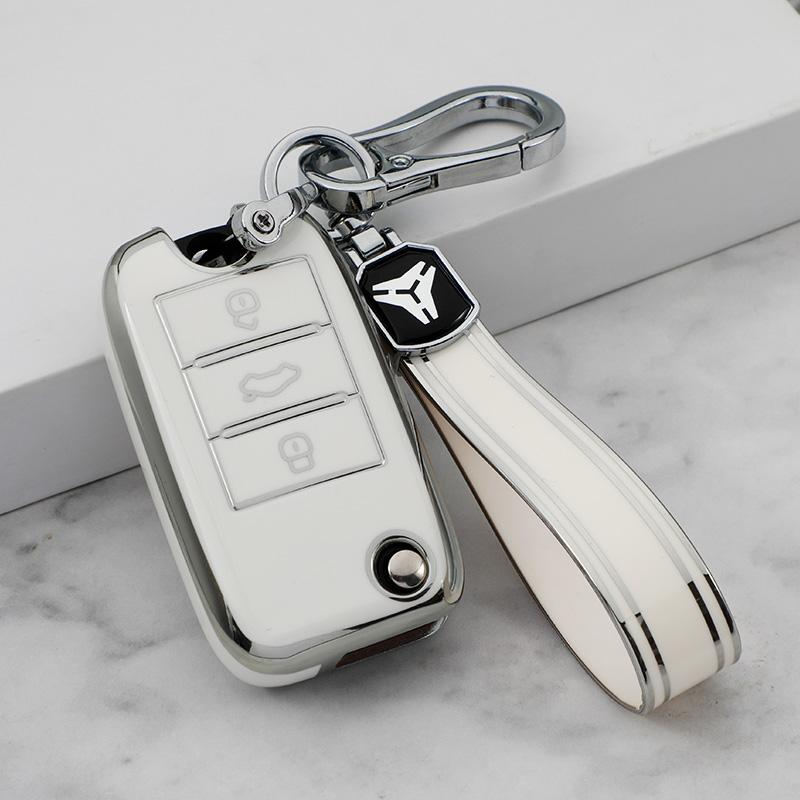 For Roewe RX5 MG3 MG5 MG6 MG7 MG ZS GT GS 350 360 750 Key Case Cover Key Bag Shell Protector Keychain Interior Accessories