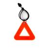 1PC Reflective Signs Triangle Signs Safety Warning For Bicycle Hanging Tag W Elastic Cord Bike Night Visible Riding Safety