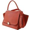 CELINE Trapeze Medium Handbag S-SN-0112 2WAYShoulder Orange leather Women Used