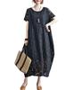 Lace Cocoon Dress for Long Short Relaxed Plus Crew Slimming Daily Outings [Riaminy] [Riaminy] All-over Women, Length, Sleeves, Spring/Summer, Stylish,
