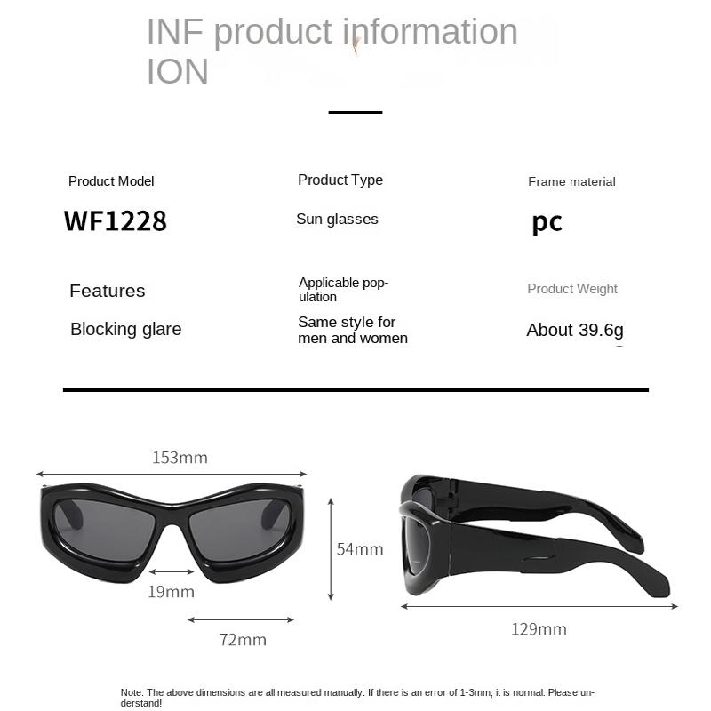 2PACK Trendy Men Cycling Climbing Glasses UV400 Protection High-end Silver Sunglasses Fashionable Square Frame