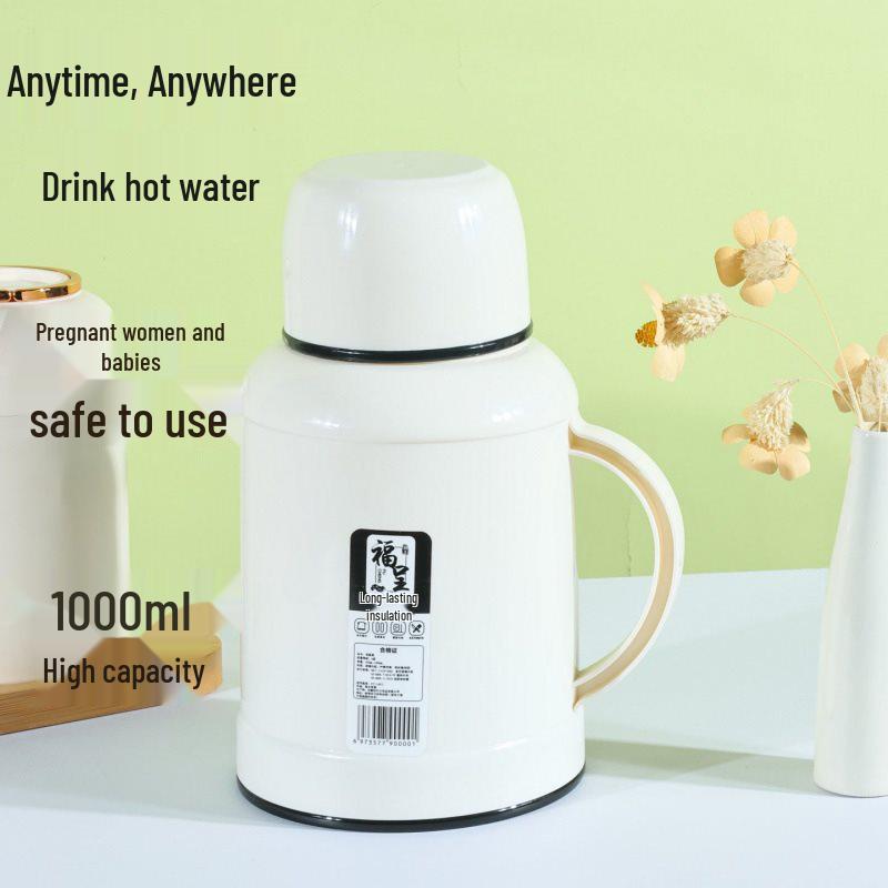 

Портативный термос большой вместимости - Белый, Оранжевый, Зеленый, Красный. китайский красный