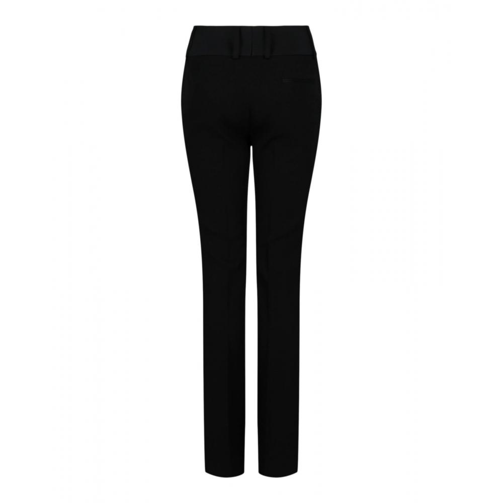 Salvatore Ferragamo Silk Lined Trousers Nero