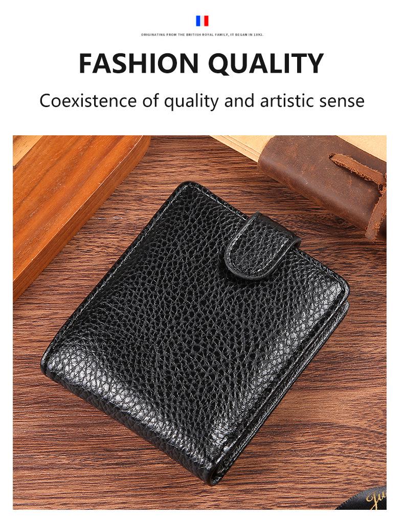 Men's PU Leather Multifunctional Wallet & Coin Purse
