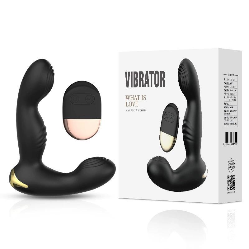 Anal Plug Vibrator Prostata Massagegerät Silikon Sexspielzeug für Männer Butt Plug mit kabelloser Fernbedienung 10 Modi Gay Sexy Produkt