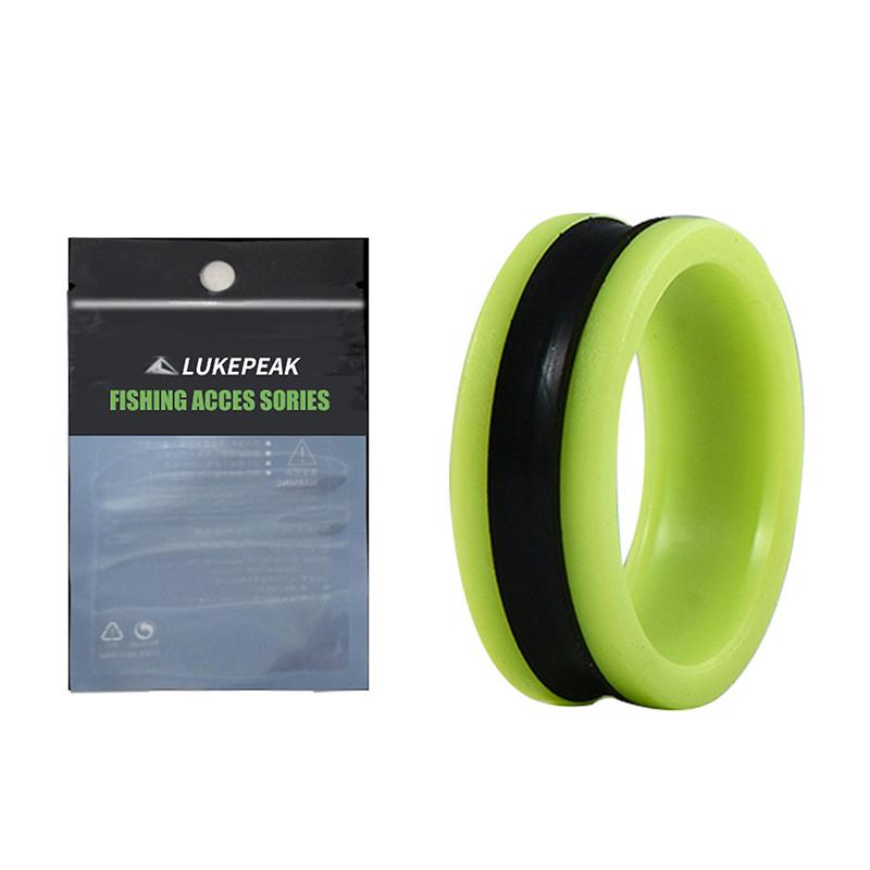 

1/2 шт. Инструмент для вытягивания лески, Нескользящее резиновое кольцо, Портативная петля для вытягивания лески, Инструмент для рыбалки из алюминиевого сплава, Рыболовное снаряжение 2 светло-зеленый