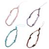 Hanging Cord Cell Phone Lanyard Crystal Stone Beads Lanyard Letter Beads Chain Mobile Phone Strap