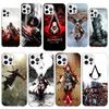 Pouzdro na telefon A-Assassins Game Creed pro iPhone 11 12 13 14 15 16 Pro Max 7 Plus 8 + X XR XS 16E SE Apple Soft Fundas Cover 11 14 1