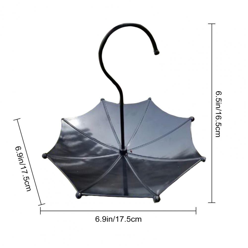 Squirrel-proof Bird Feeder Bird Feeder Tray Weatherproof Hanging Bird Feeder with Umbrella Design for Outdoor Garden Patio
