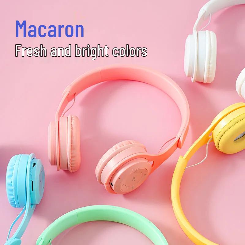 Y08 Macaron Kids Foldable Wireless Bluetooth Over-Ear Headphones In Stock