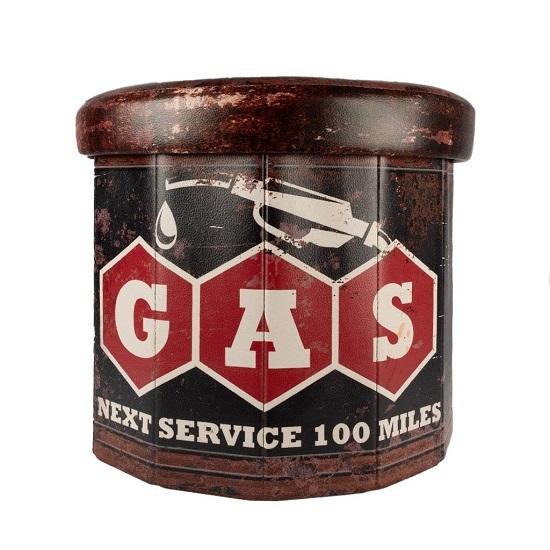 

Многоцелевое складное сиденье с хранилищем GAS Service - пухлый табурет для ног с органайзером для ящика для хранения для дома и гостиной