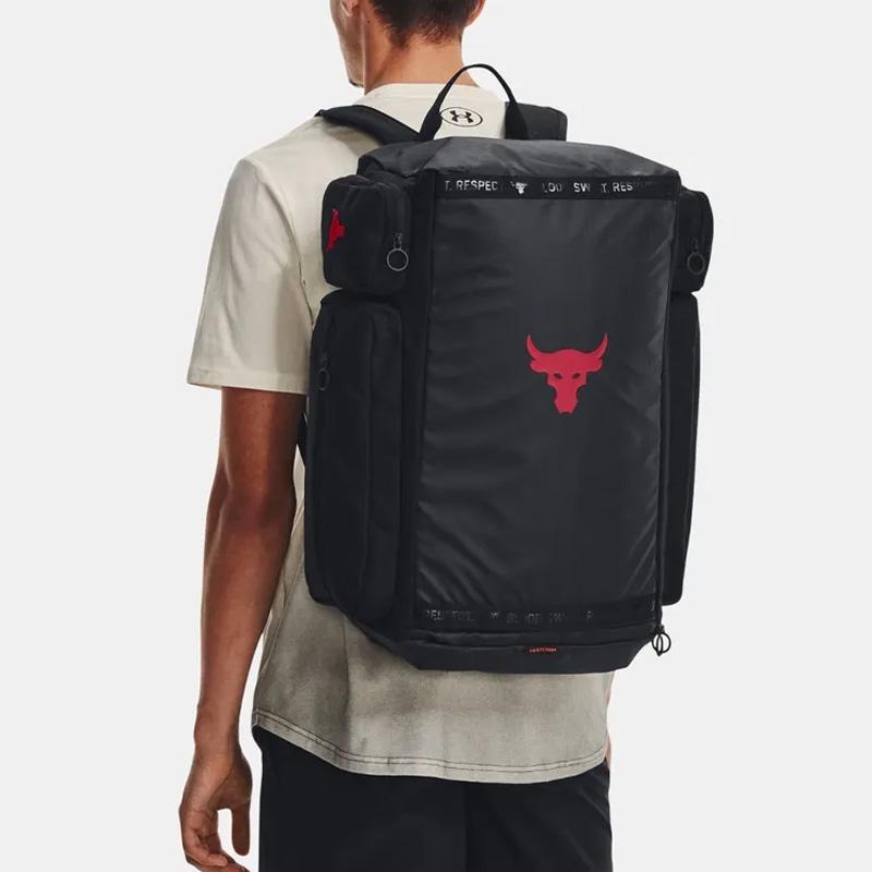 New Under Armour Polyester Travel Bags Backpack Regular Men's Black 1376459-001